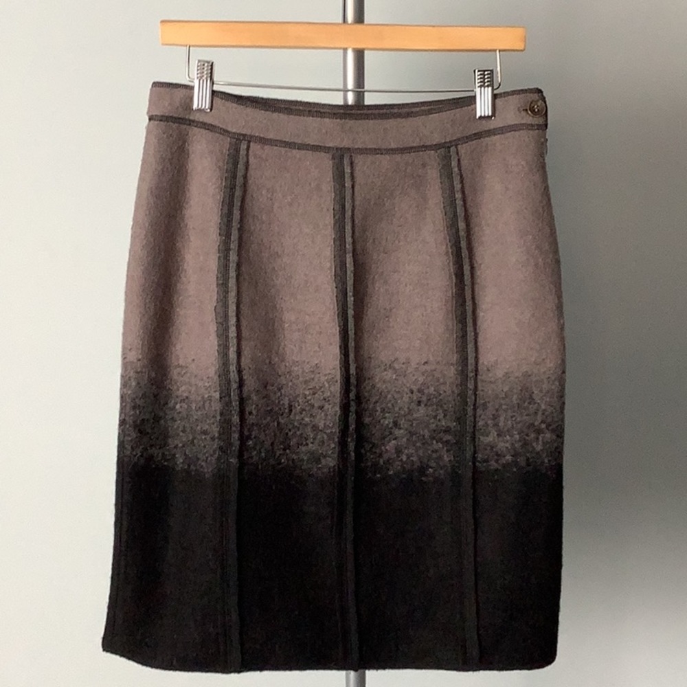 OLSEN Europe Felted Wool Pencil Skirt